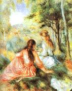 In the Meadow, Pierre Renoir